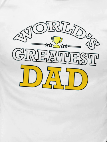 World's Greatest Dad Short Sleeve Short sleeve T-shirt